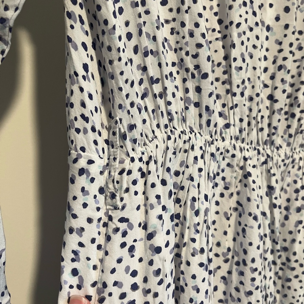 Cloth & Stone for Anthropologie Patterned Button Down Midi Dress - Picture 5 of 7